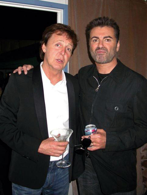 Image result for paul mccartney george michael