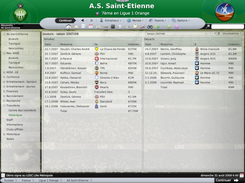 date rencontre ligue 1