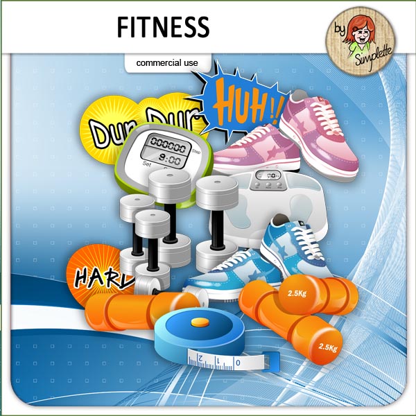 fitness commercial use pack simplette