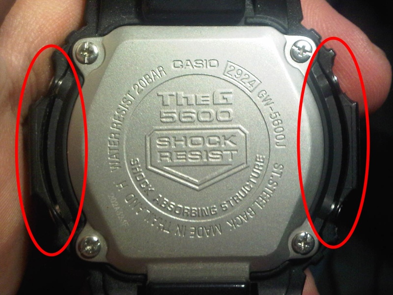 G-Shock case stretching