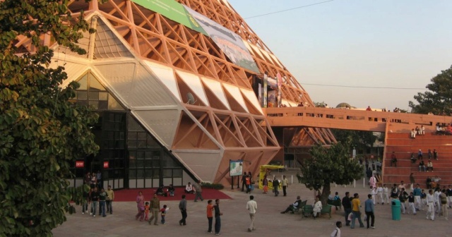 Vue des anciens pavillons